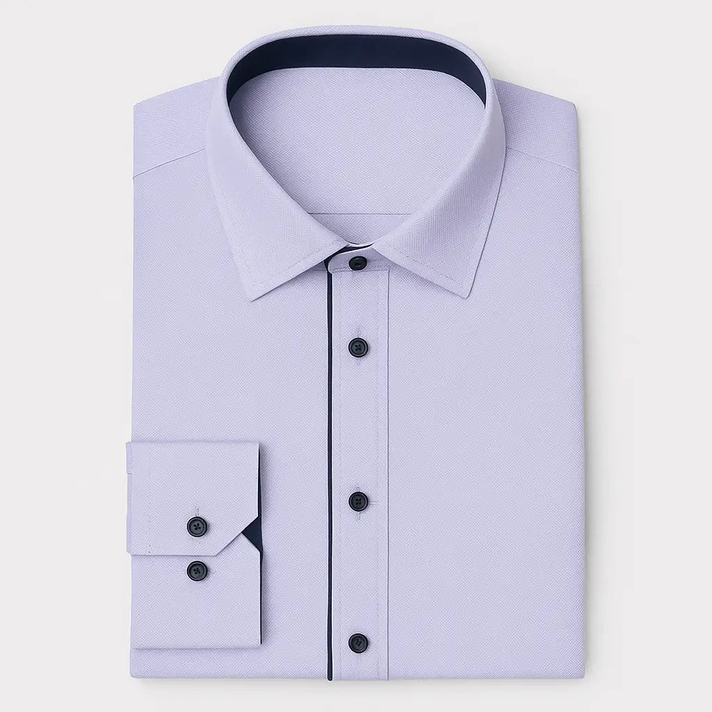 Camisa Social Masculina Clássica Manga Longa