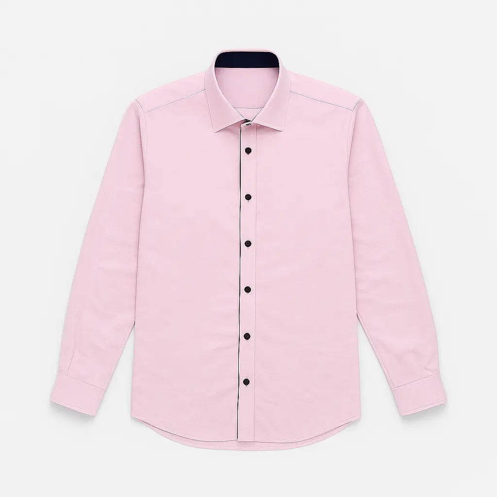 Camisa Social Masculina Clássica Manga Longa