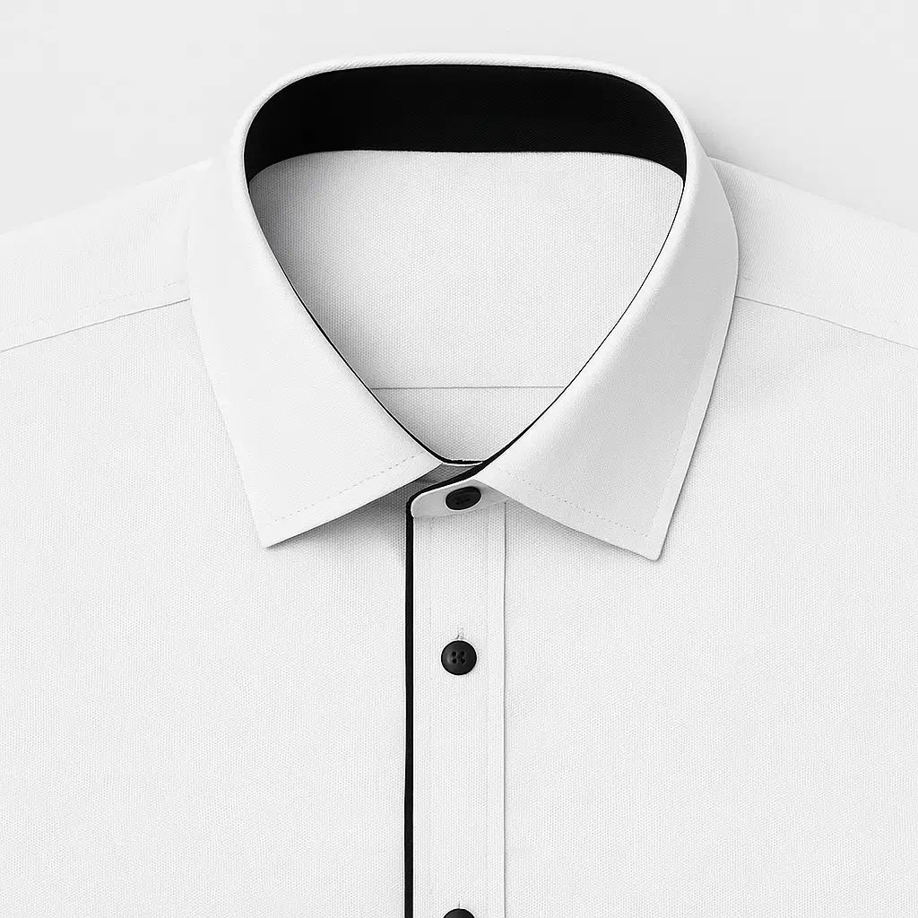 Camisa Social Masculina Clássica Manga Longa