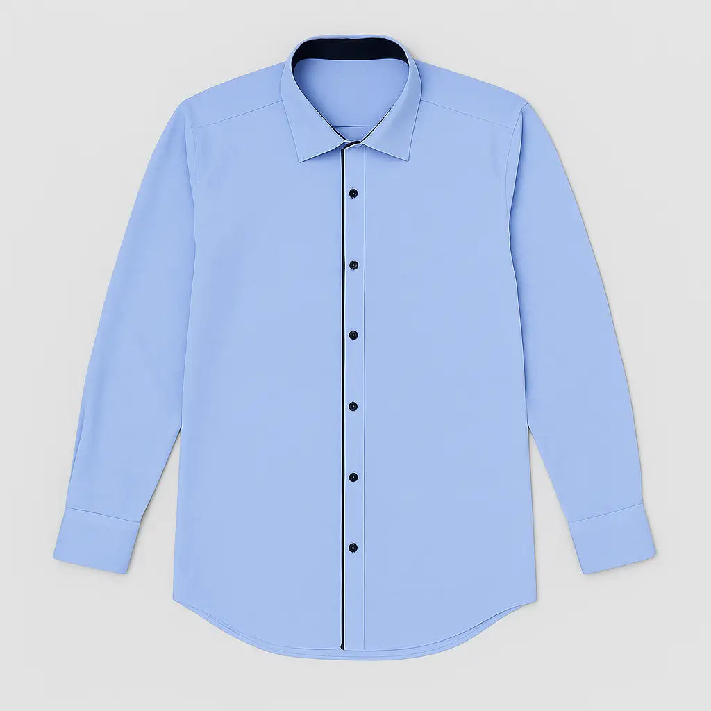 Camisa Social Masculina Clássica Manga Longa