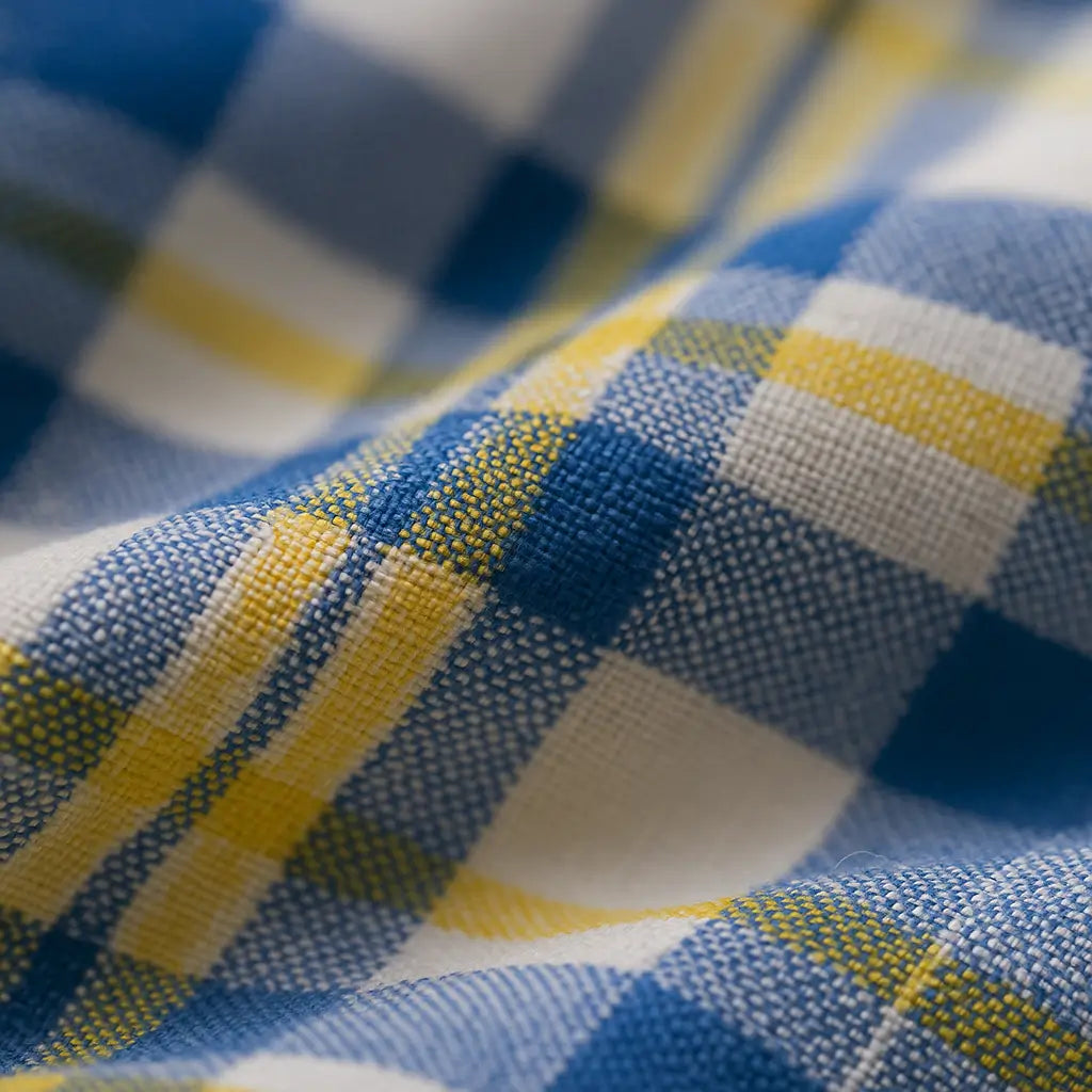 Camisa Masculina Xadrez Manga Curta - Mônaco