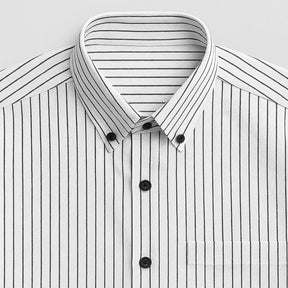 Camisa Social Masculina Listrada feita com algodão e poliéster de alta qualidade