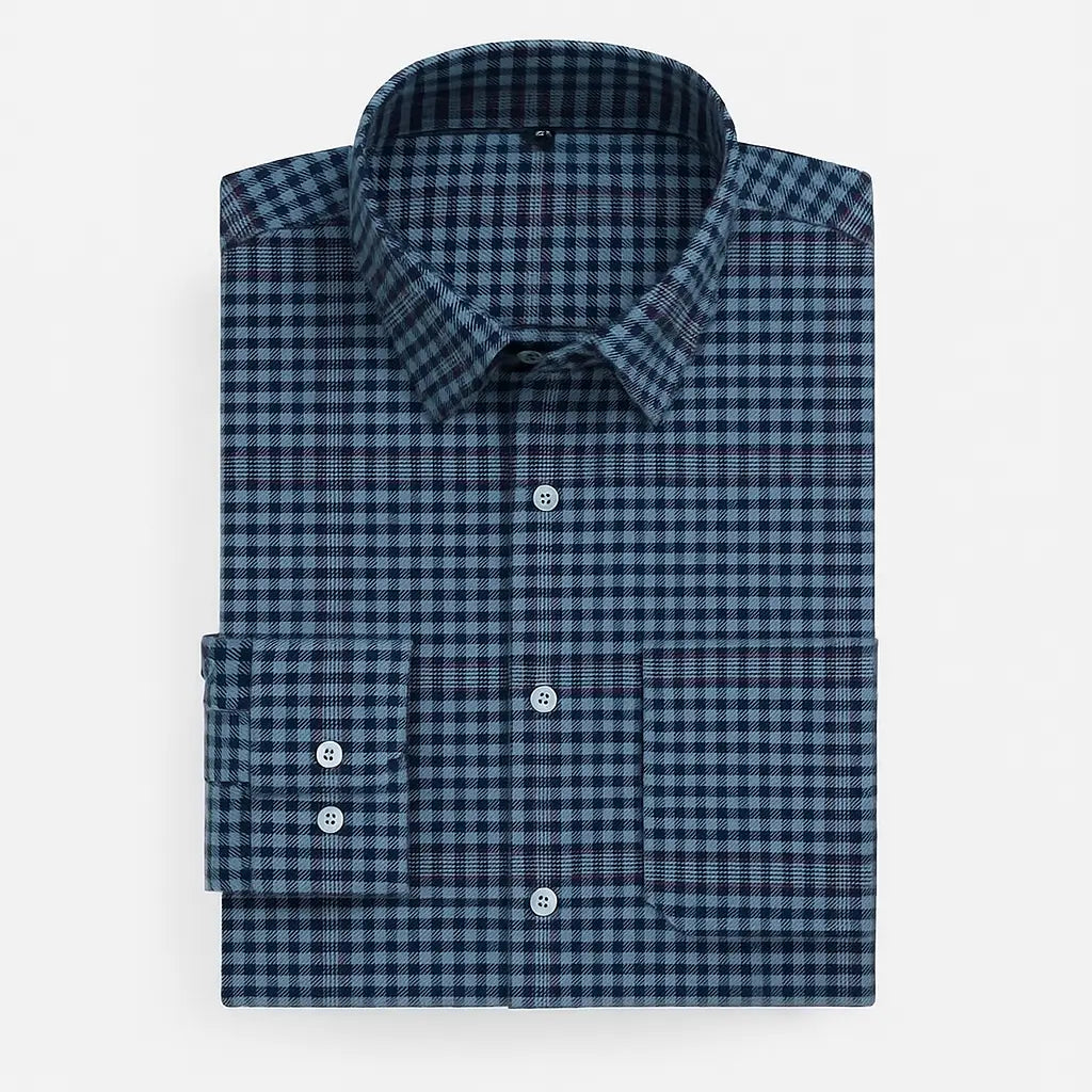 Camisa Masculina De Franela - Xadrez