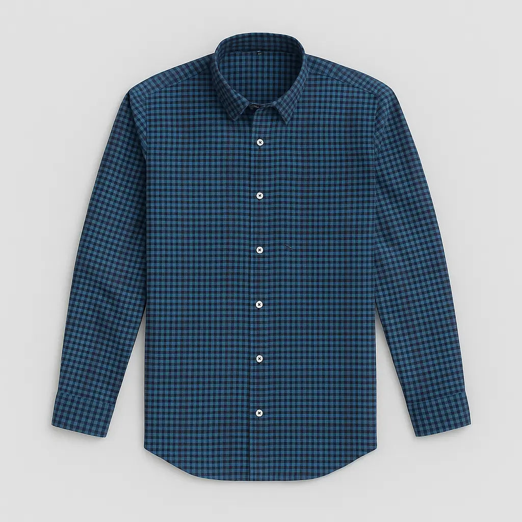 Camisa Masculina De Franela - Xadrez