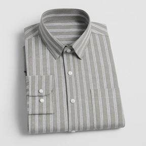 Camisa Masculina Manga Longa 100% Algodão Pima