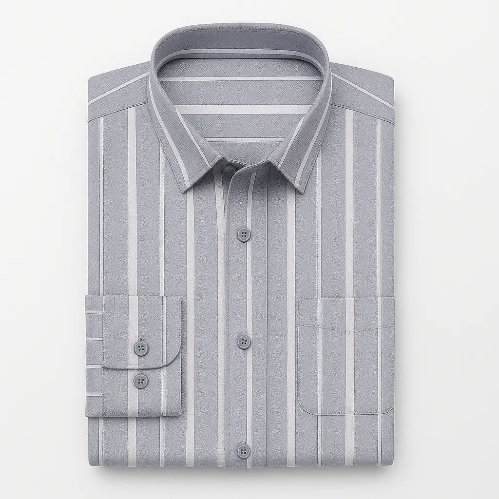 Camisa Masculina Manga Longa 100% Algodão Pima
