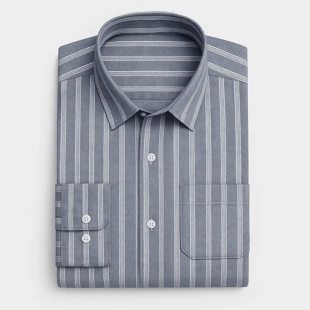 Camisa Masculina Manga Longa 100% Algodão Pima