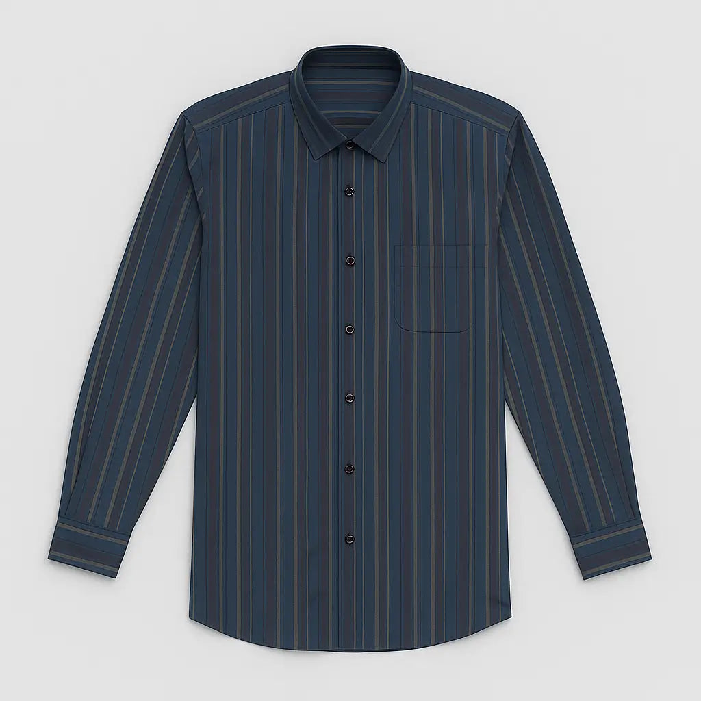 Camisa Masculina Manga Longa 100% Algodão Pima