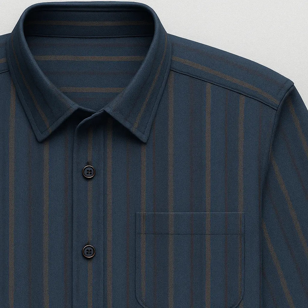 Camisa Masculina Manga Longa 100% Algodão Pima