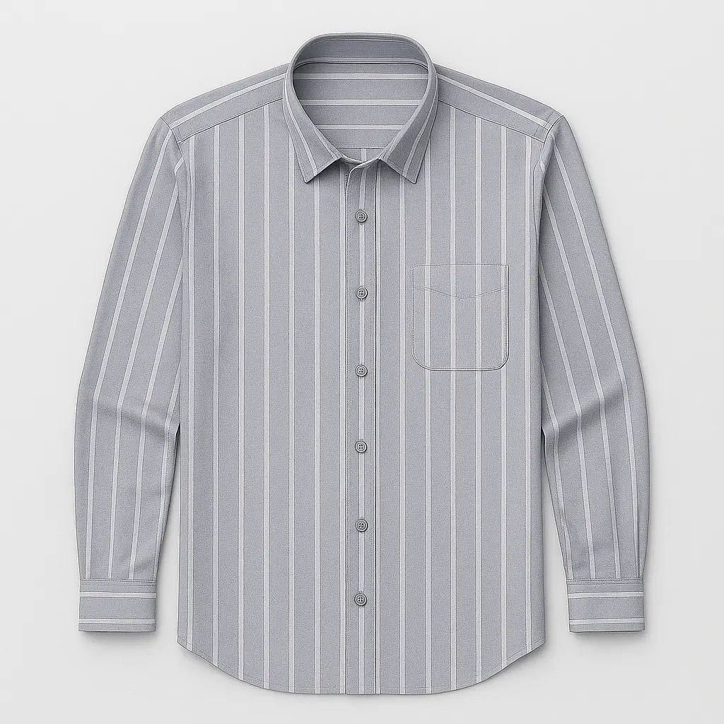 Camisa Masculina Manga Longa 100% Algodão Pima