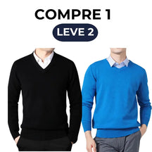 Suéter Masculino Gola V Básico [COMPRE 1 LEVE 2]