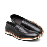 Sapato Mocassim Loafer Em Couro