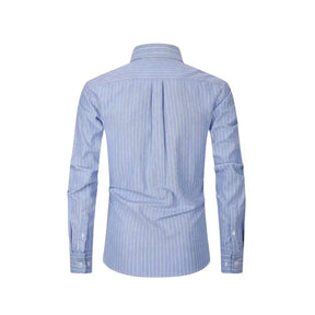 Camisa Masculina de Manga Longa Oversized 100% Algodão