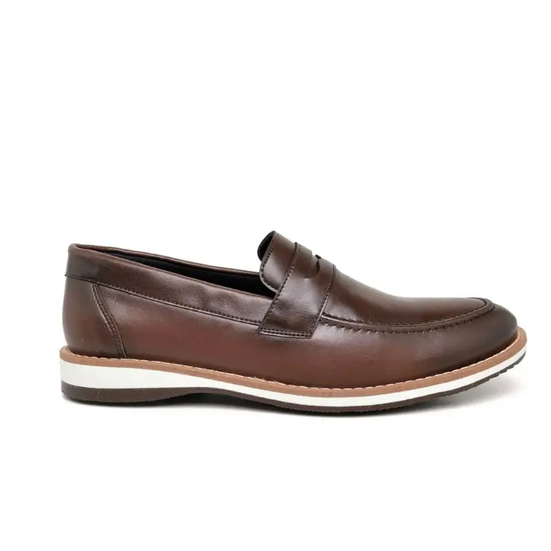 Sapato Mocassim Loafer Em Couro