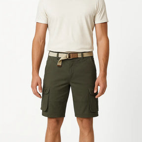 Bermuda Cargo Masculina Com Cinto
