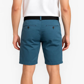 Bermuda Masculina Casual de Algodão com Cinto