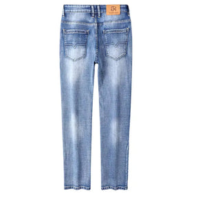  Calça Jeans Masculina Casual, modelagem reta e sofisticada