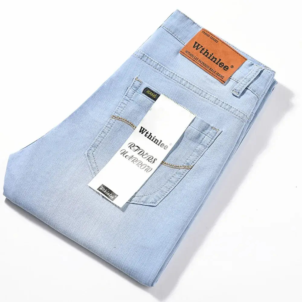 Calça Jeans Masculina Reta conforto e estilo no dia a dia. modelagem reta e espessura leve