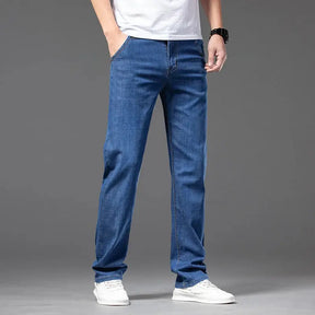  Calça Jeans Masculina Casual, modelagem reta e sofisticada