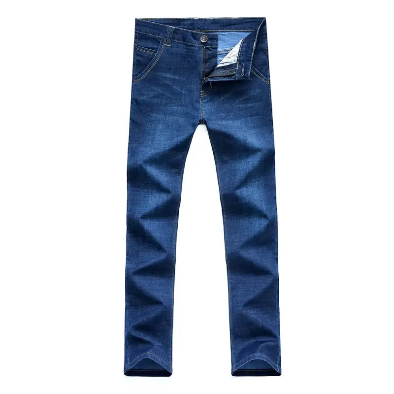  Calça Jeans Masculina Casual, modelagem reta e sofisticada