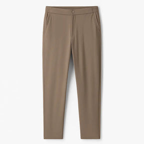 Calça masculina MODAL PLUS Quick Dry em nylon e spandex, leve e respirável, com bolsos com zíper, ideal para verão, lazer e esportes.