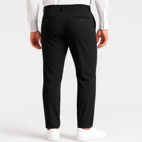 Calça masculina MODAL PLUS Quick Dry em nylon e spandex, leve e respirável, com bolsos com zíper, ideal para verão, lazer e esportes.