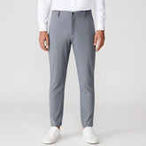 Calça masculina MODAL PLUS Quick Dry em nylon e spandex, leve e respirável, com bolsos com zíper, ideal para verão, lazer e esportes.
