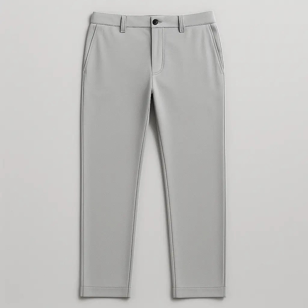 Calça masculina MODAL PLUS Ultra Thin  em tecido ice silk ultrafino, destacando frescor, leveza e secagem rápida para o verão.
