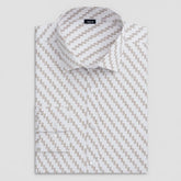 camisa masculina manga longa com fechamentos em botões e estampa geometrica