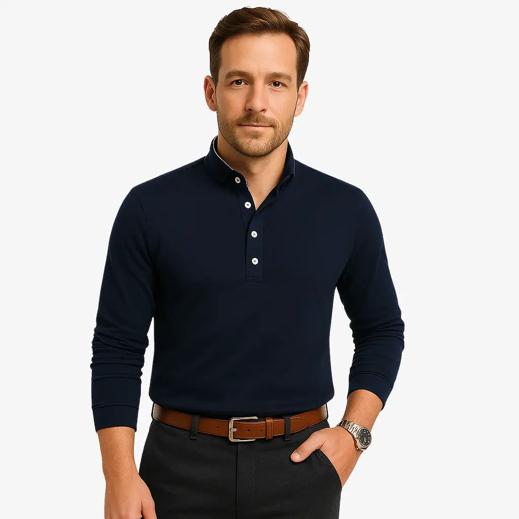 Camisa Masculina Manga Longa Seven