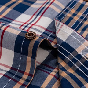 Camisa Masculina Xadrez 100% Algodão com caimento perfeito no corpo