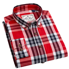 Camisa Masculina Xadrez 100% Algodão com caimento perfeito no corpo