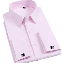 Camisa Social Masculina com abotoadeira de luxo e algodão premium
