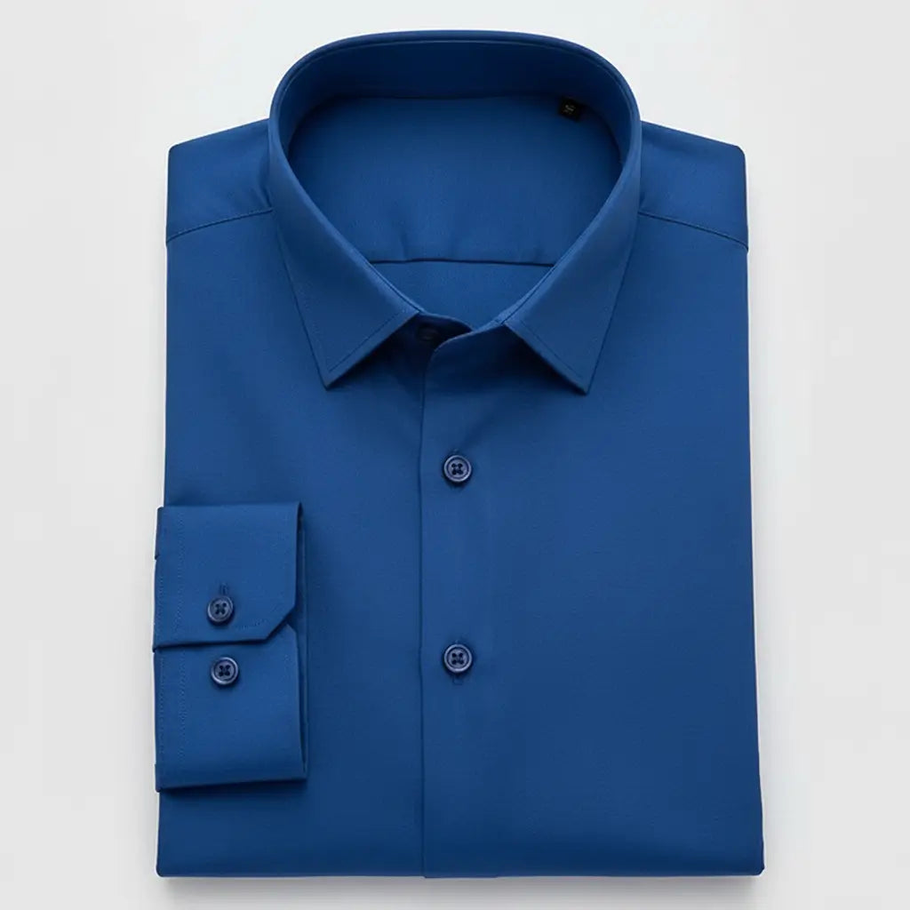 Camisa Social Masculina Executiva Em Fibra de Bambu