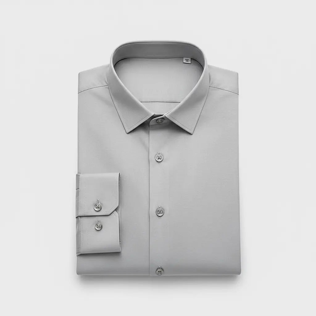 Camisa Social Masculina Executiva Em Fibra de Bambu