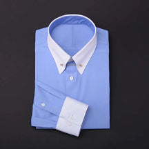 Camisa Social Masculina , manga longa e composição de algodão egípcio