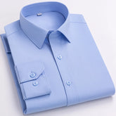 Camisa Social Masculina de Fibra de Bambu 