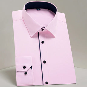 Camisa Social Masculina de Manga Longa Clássica