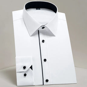 Camisa Social Masculina de Manga Longa Clássica