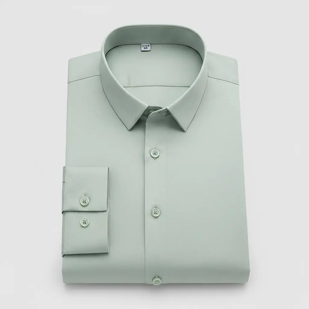 Camisa Social Masculina Executiva Em Fibra de Bambu
