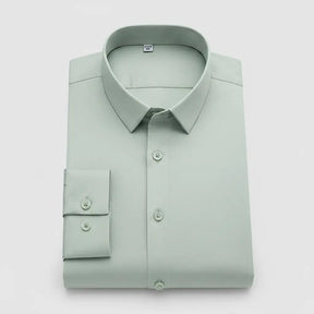 Camisa Social Masculina Executiva Em Fibra de Bambu