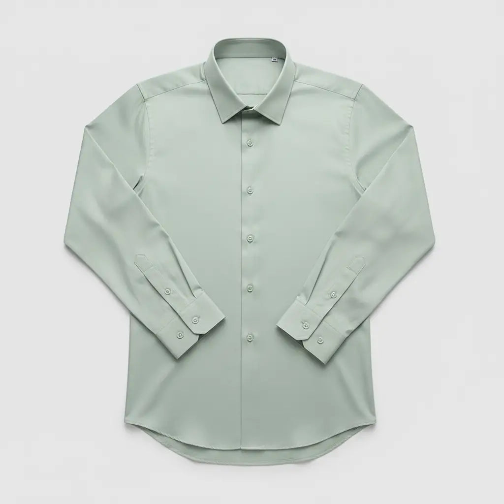 Camisa Social Masculina Executiva Em Fibra de Bambu