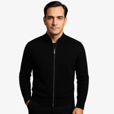 Cardigan Masculino Com Fecho Em Ziper