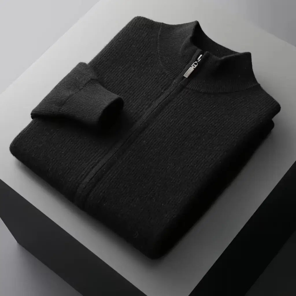 Cardigan Masculino Em Lã Merino – Casual