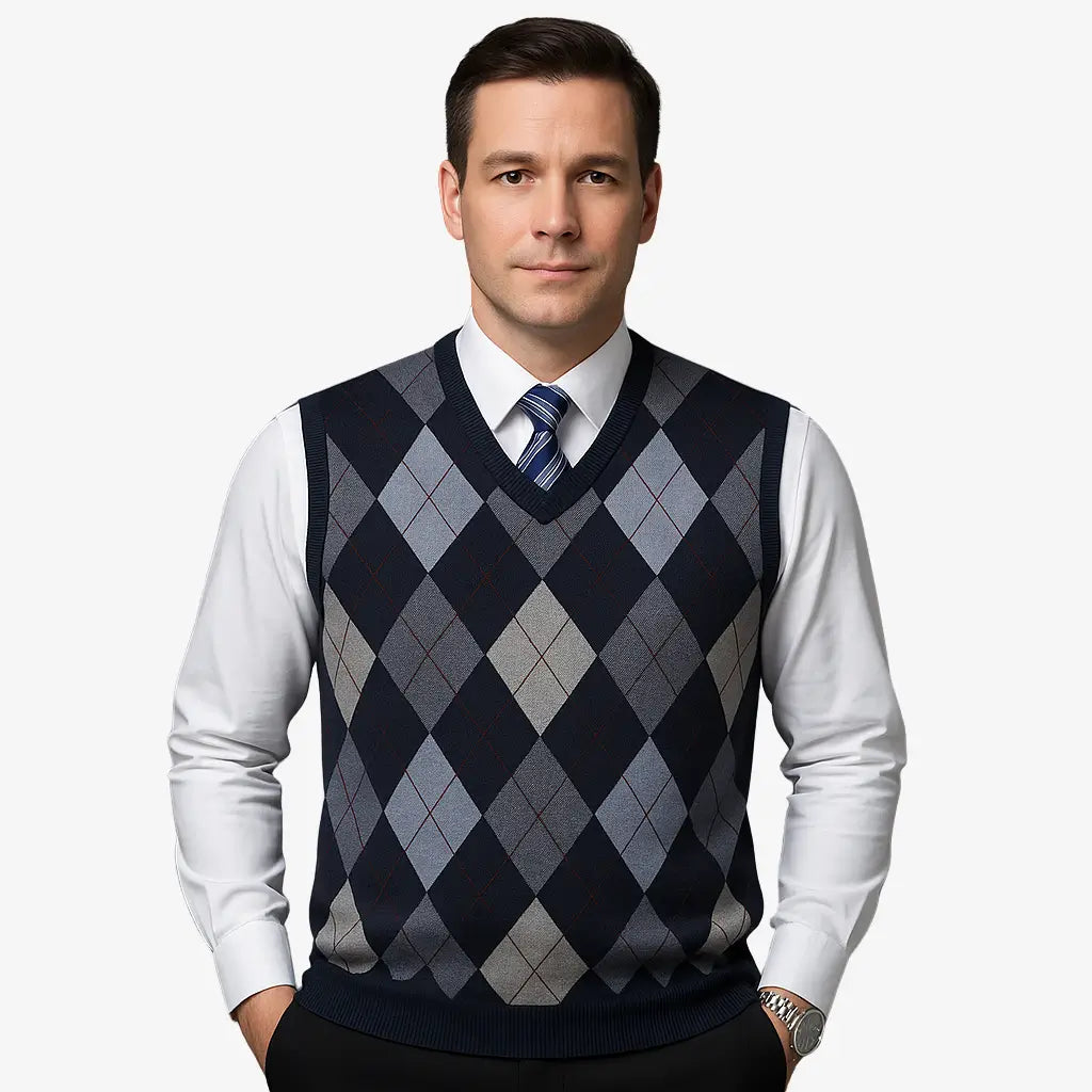 Colete Masculino Tricot Social