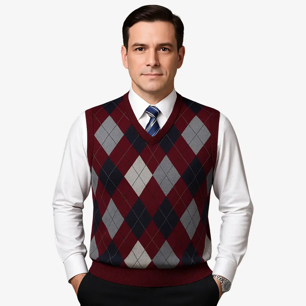 Colete Masculino Tricot Social