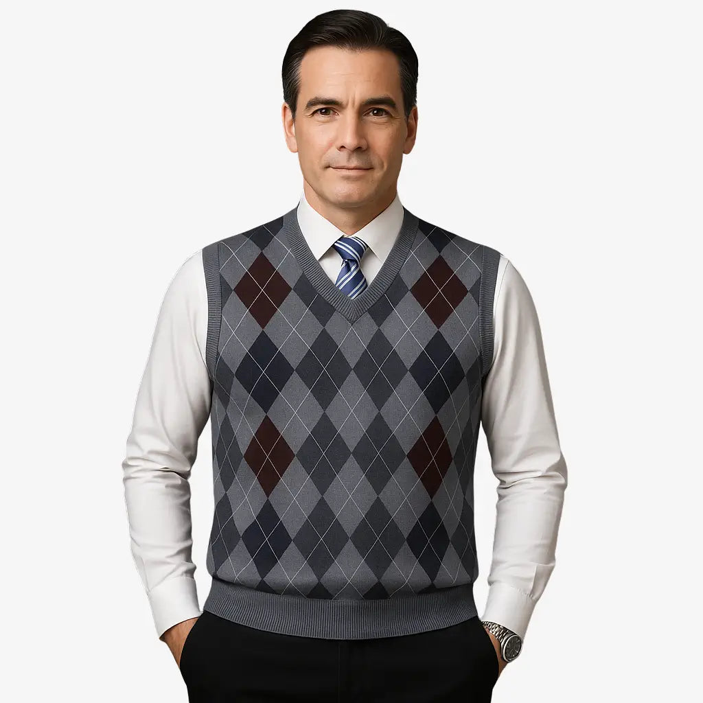 Colete Masculino Tricot Social