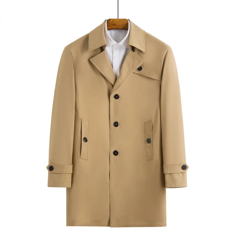 Trench Coat Masculino Casaco Social