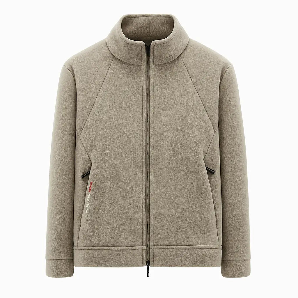 Jaqueta Masculina Térmica em Fleece com Zíper