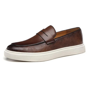 Loafer masculino  em couro confortável, modelo casual, ideal para uso diário.